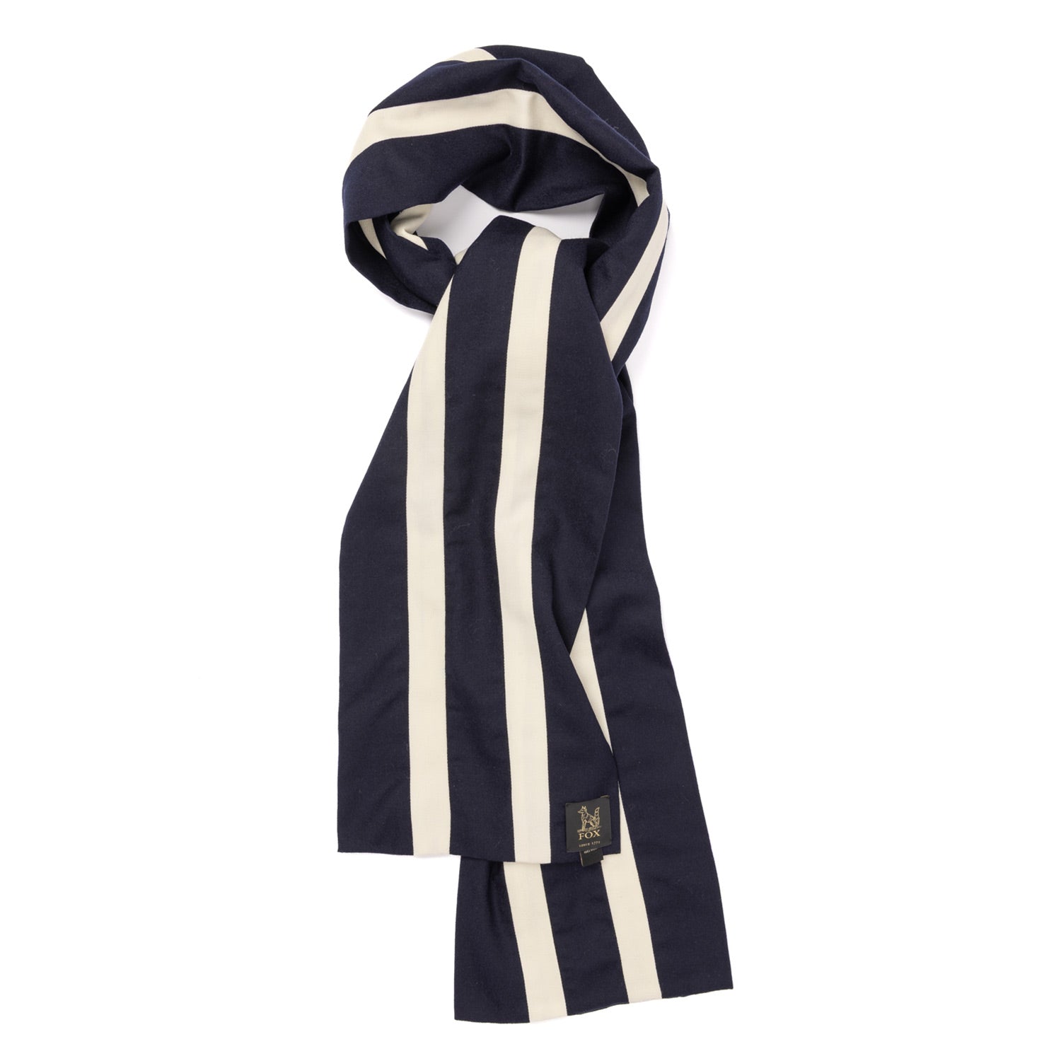 Fox Brothers x MJ: Scarf "Fox College" made from original Fox Flannel